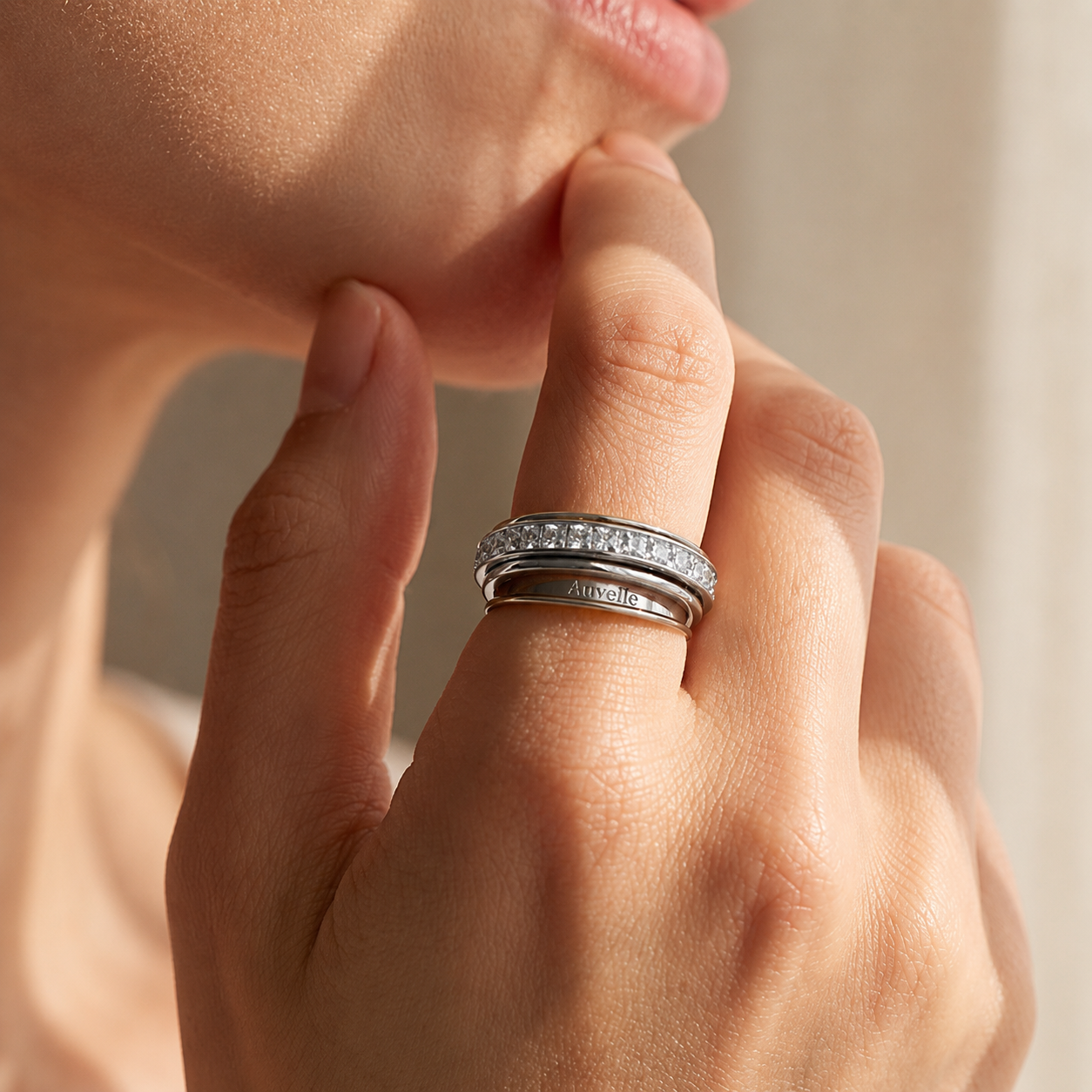 Auvelle Anxiety Relief Spinning Ring